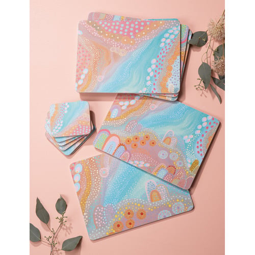 6 Piece Heart Country Koort Boodja Placemat Set