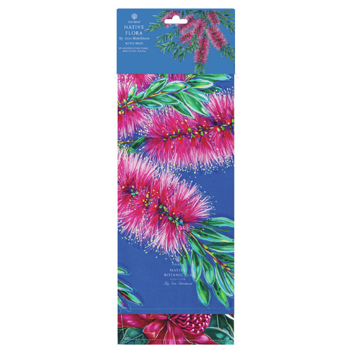 2 Piece Bottle Brush Native Flora Kitchen Towel Set