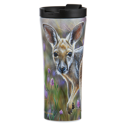 Kangaroo Joey Babies of The Bush Travel Mug