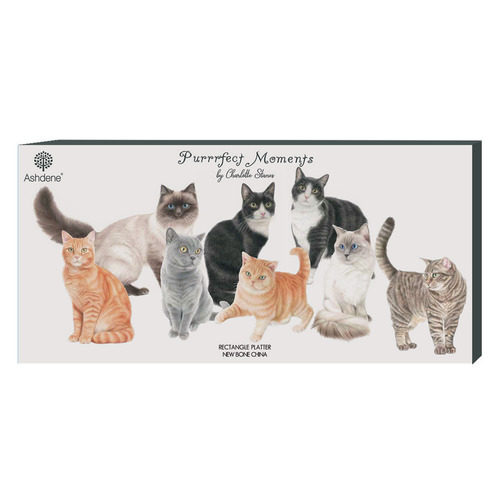 Purrrfect Moments Rectangular Platter