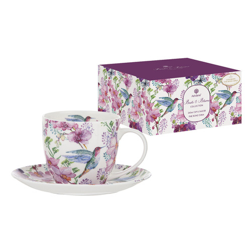 Birds & Blooms Cup & Saucer Set