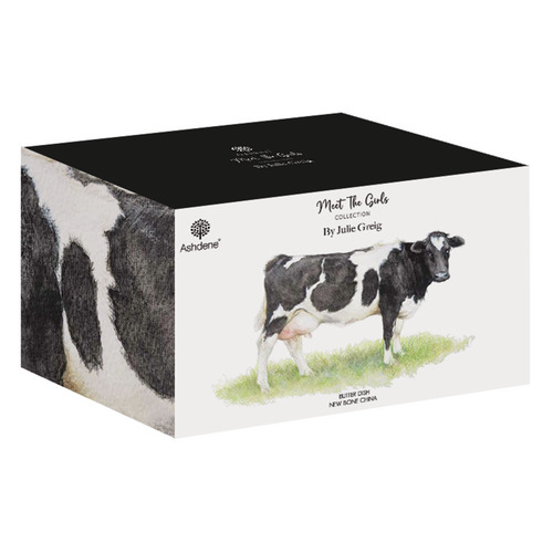 Meet The Girls Stoneware Butter Dish