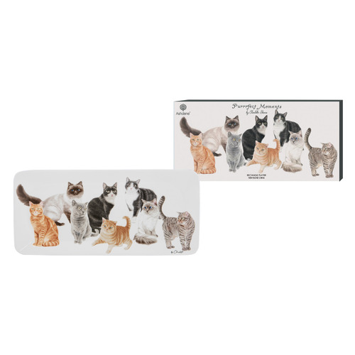 Purrrfect Moments Rectangular Platter