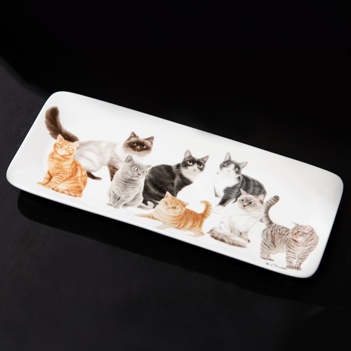 Purrrfect Moments Rectangular Platter