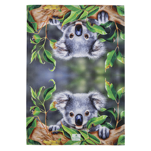 2 Piece Kburra and Koal Babies of The Bush Kitchen Towel Set