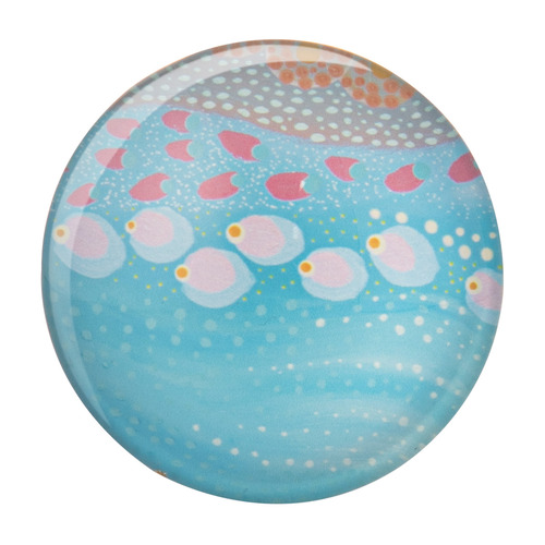 6 Piece Koort Boodja Heart Country Glass Magnet Set