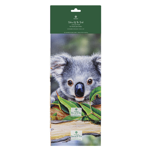 2 Piece Kburra and Koal Babies of The Bush Kitchen Towel Set