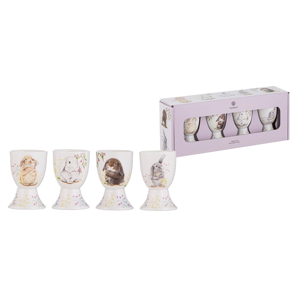 4 Piece Bunny Tales Egg Cup Set