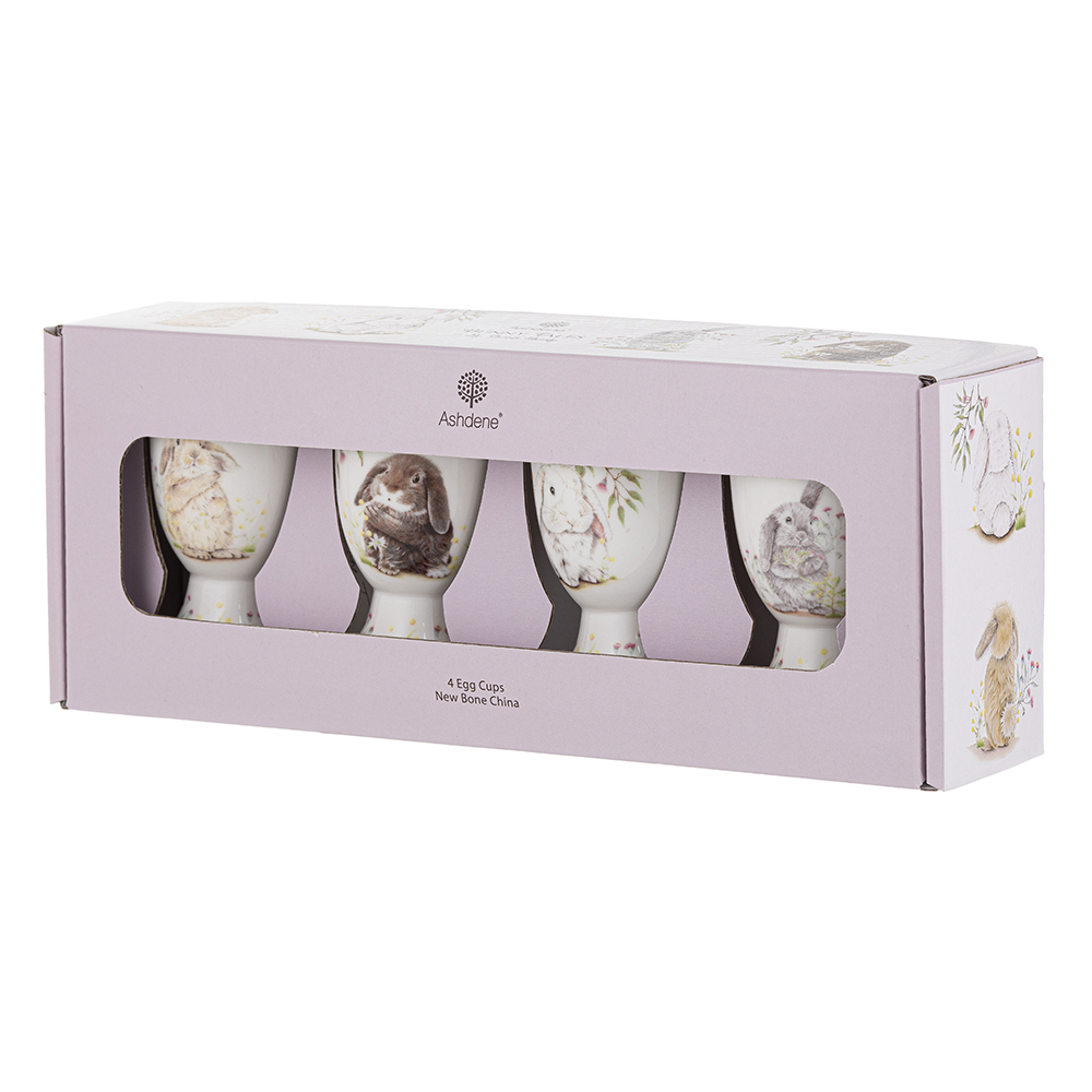 4 Piece Bunny Tales Egg Cup Set