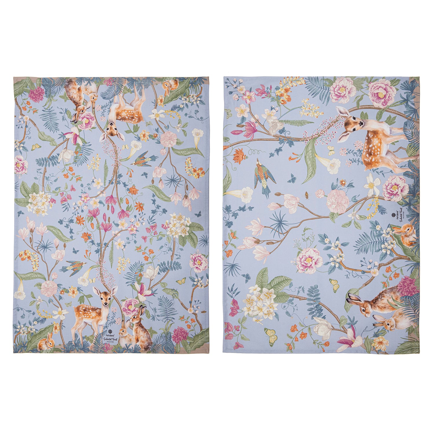2 Piece Enchanted Forest Tea Towel Set