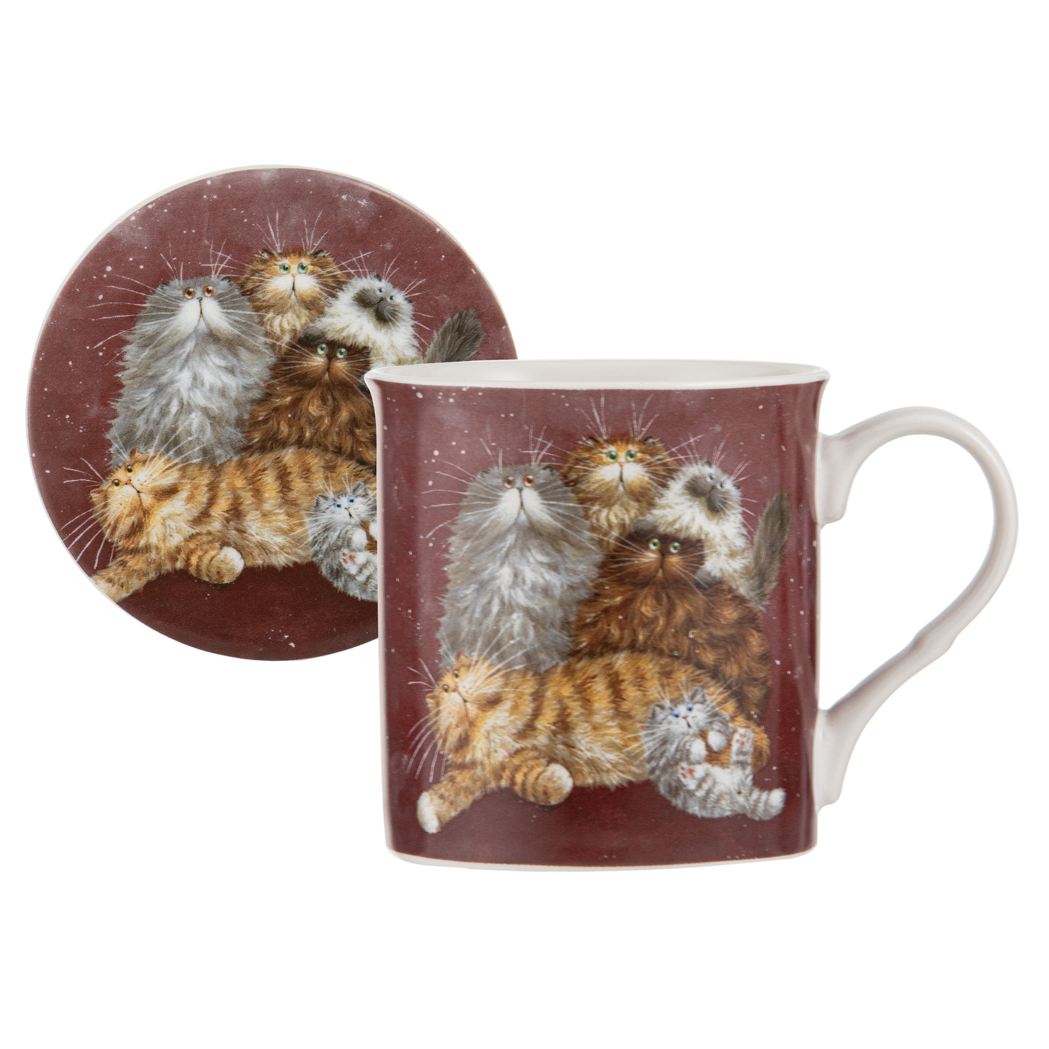 Kim's Cats Friends Family Mugs & Coasters