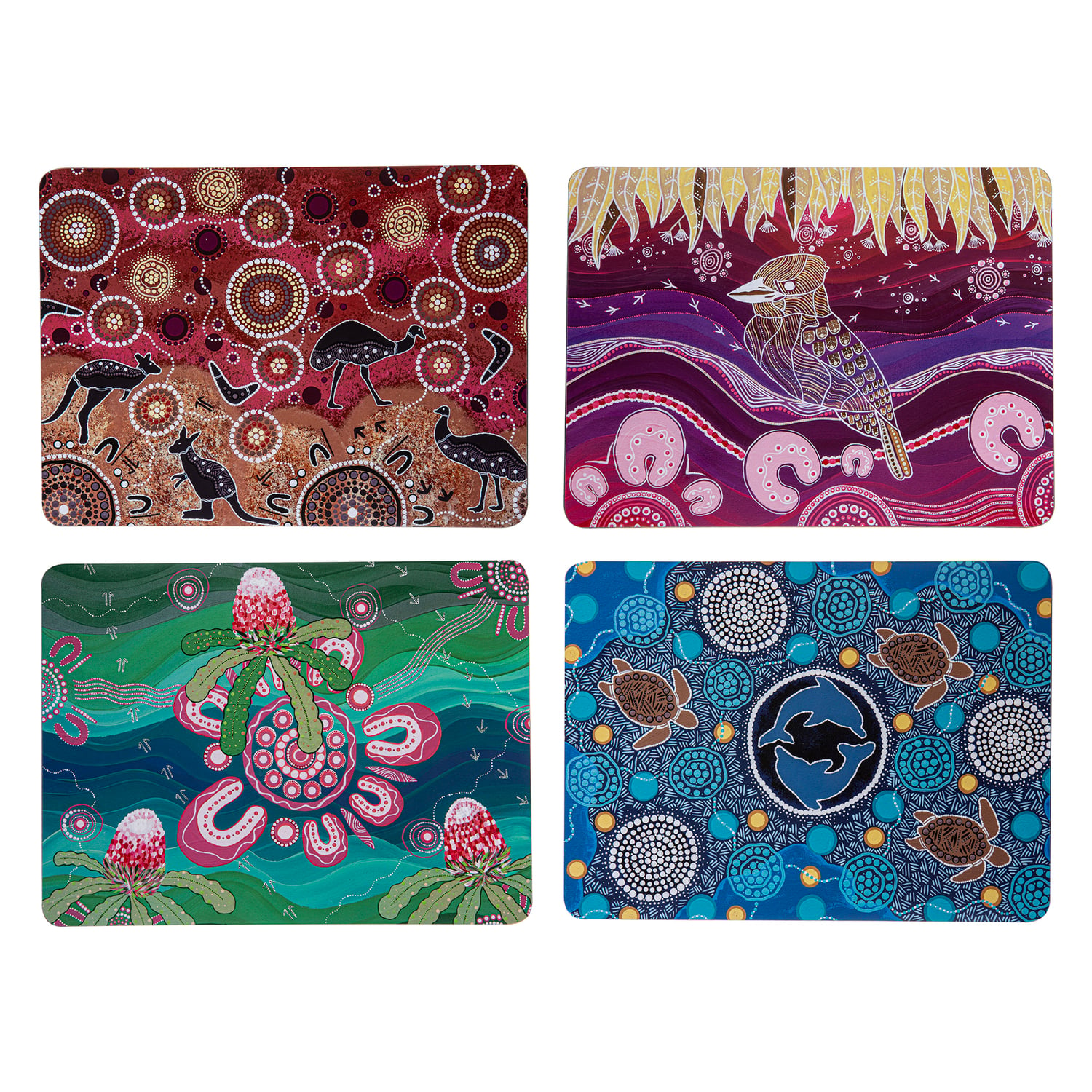 4 Piece Spirit Land Placemat Set