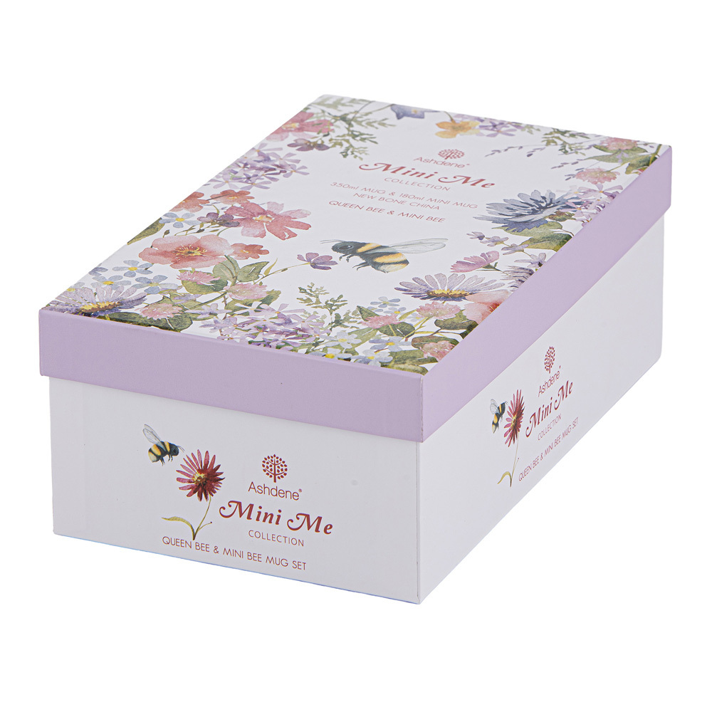 2 Piece Mini Me Queen & Mini Bee Mug Set