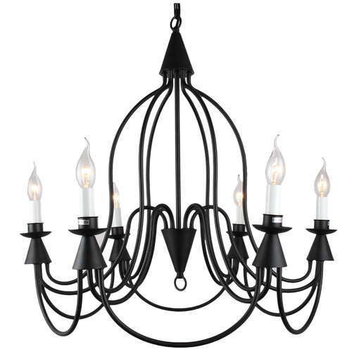 Armonk 6 - Arms Chandelier