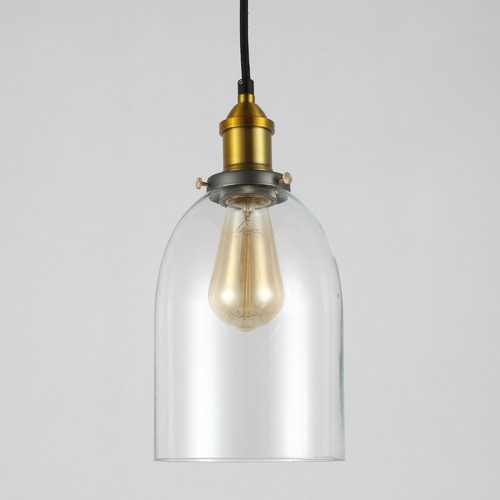 Clear Cloche Filament Pendant Light