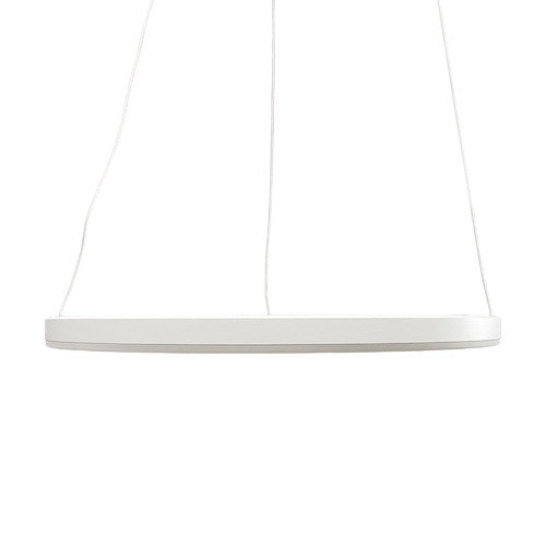 Black LED Ring Pendant Light