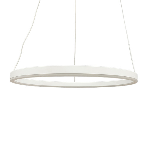 Black LED Ring Pendant Light