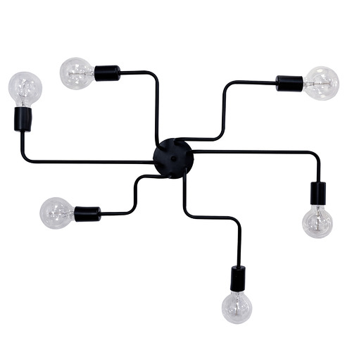 Kearns 6 Light Metal Ceiling Light