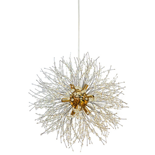 Gold Chiara Crystal Chandelier | The Build by Temple & Webster