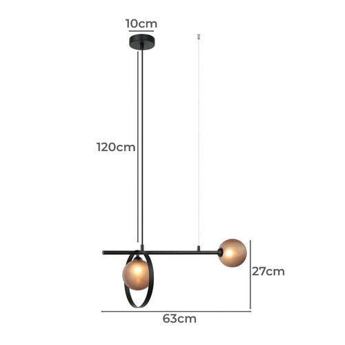 Fairbank 2 Light Pendant