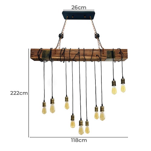 Ronald 10 Light Linear Pendant