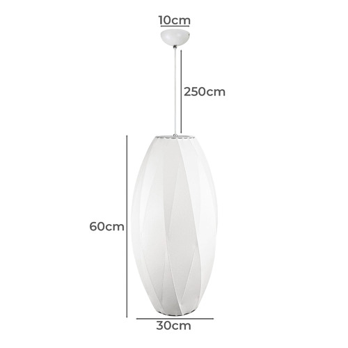 Paloma Cigar Cocoon Pendant Light