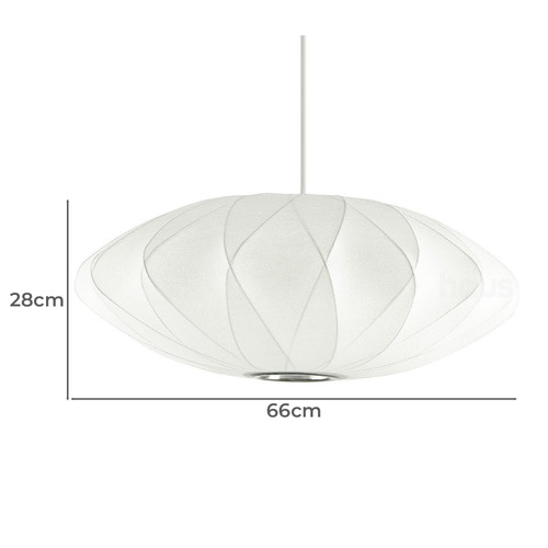 Bubble Saucer Replica Criss Cross Pendant Light