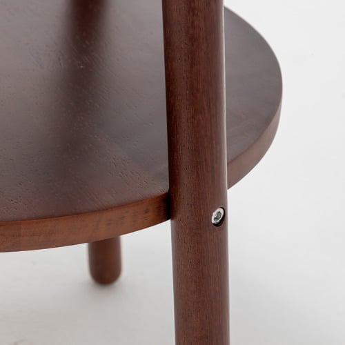 Hoover Rubberwood Floor Lamp