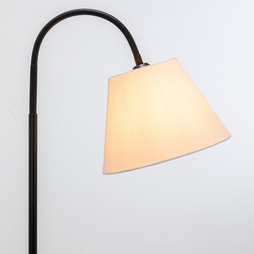 Roman Rubberwood Floor Lamp
