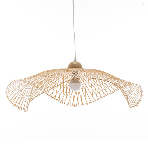 Wave Bamboo Pendant Light