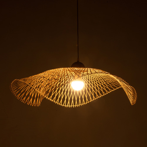 Wave Bamboo Pendant Light