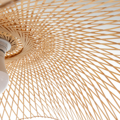 Wave Bamboo Pendant Light