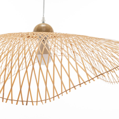 Wave Bamboo Pendant Light
