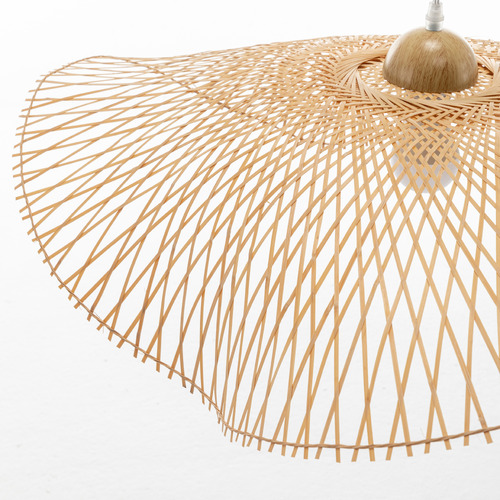 Wave Bamboo Pendant Light