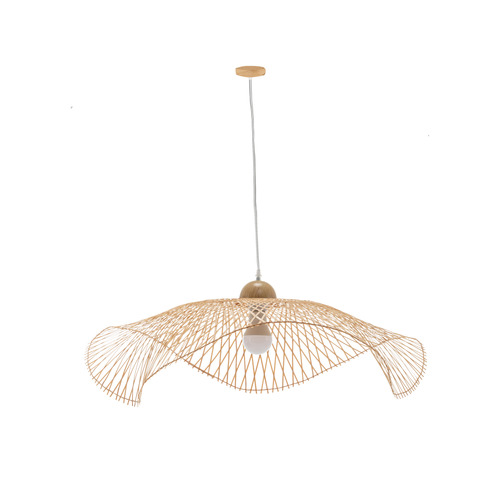 Wave Bamboo Pendant Light