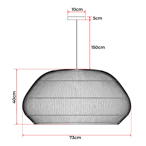 Rollo Bamboo Pendant Light