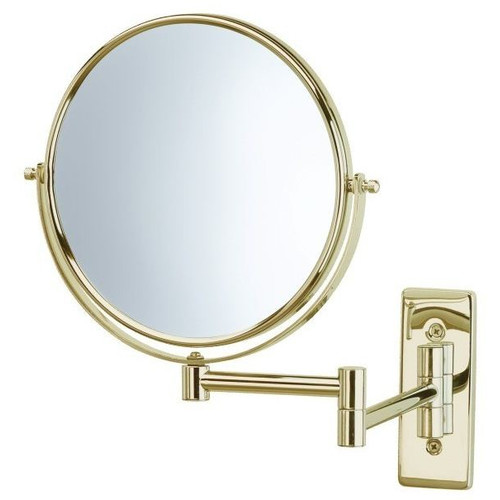 4x Magnification Wall Mounted Shaving Mirror Temple & ster