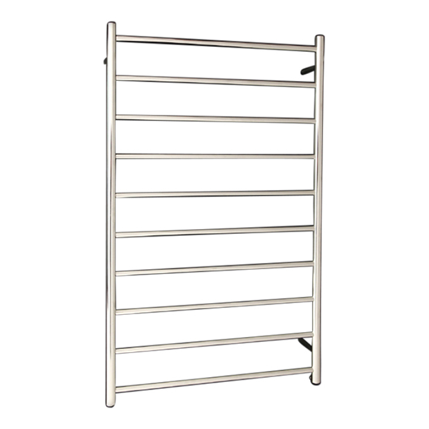 Thermorail 8 Bar Straight Cylinder Brushed Rail