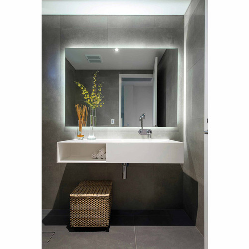 Ablaze Rectangular Backlit Mirror