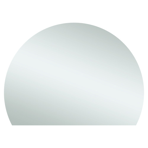 Ablaze D-Shaped Glass Wall Mirror