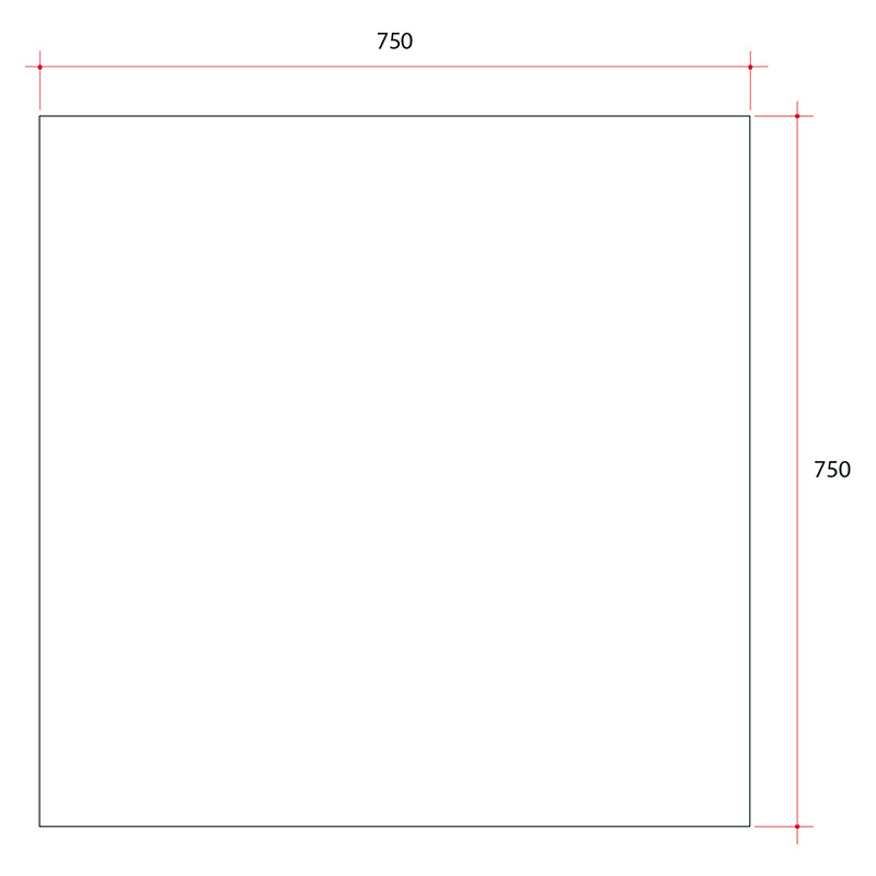 Montana Bevel Edge Square Wall Mirror with Demister
