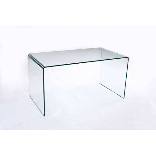 Bent Glass Desk Temple & ster