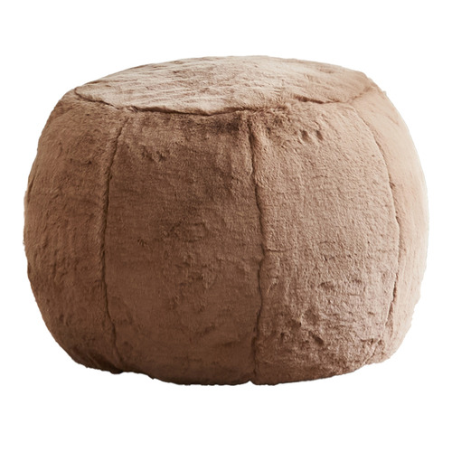 I Am Fake Faux Fur Pouffe