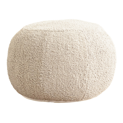 I Am Fake Boucle Pouffe