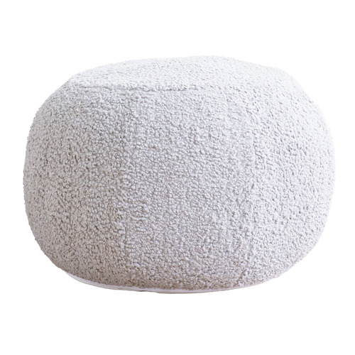 I Am Fake Boucle Pouffe