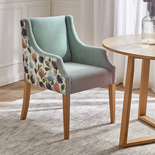 By Designs Fleur Upholstered Dining Chair Temple Webster