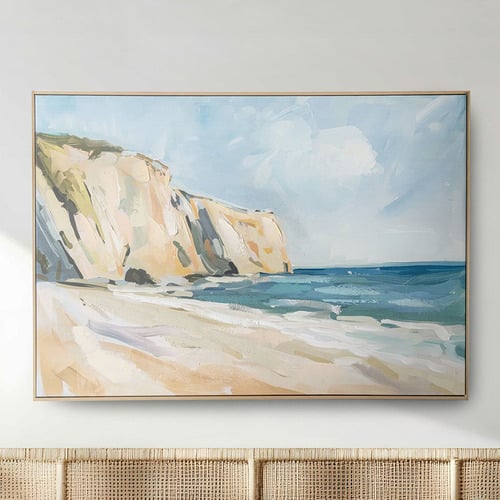 Painted Shore Framed Canvas Wall Art