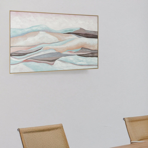 Mountain Landscape Framed Canvas Wall Art