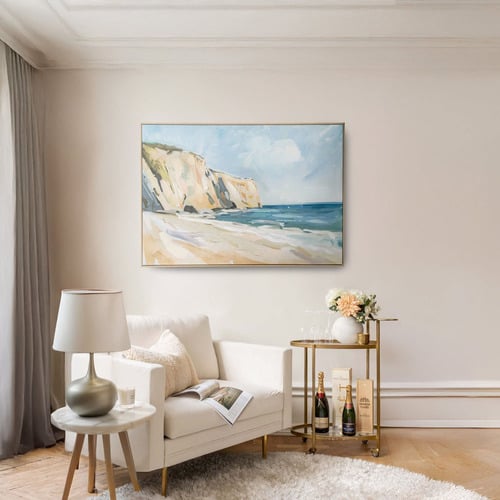 Painted Shore Framed Canvas Wall Art