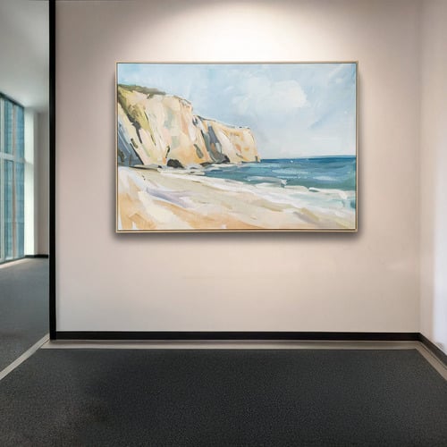 Painted Shore Framed Canvas Wall Art